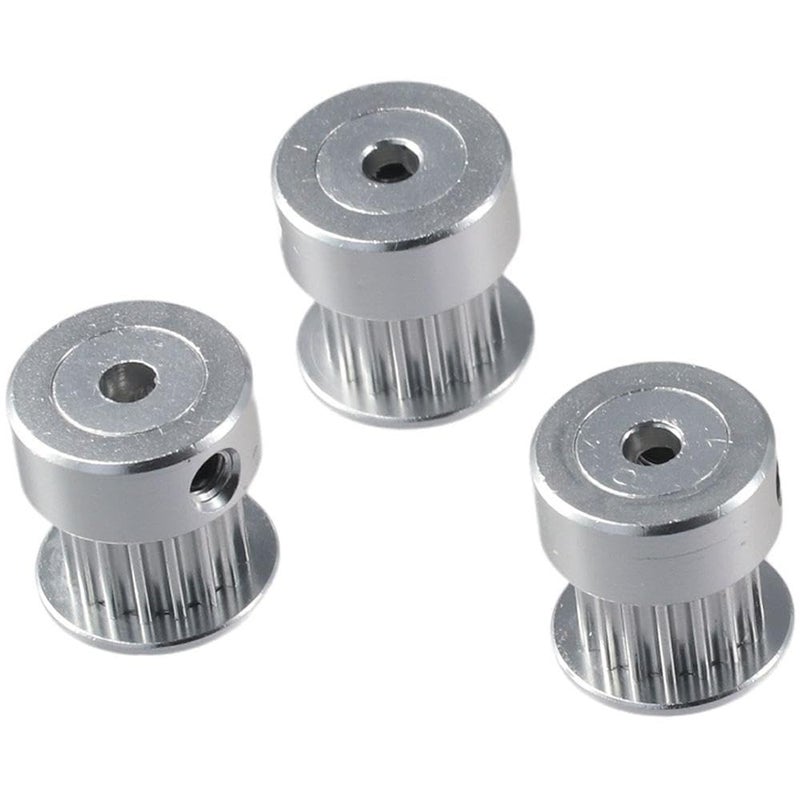 SHUATI 10Pcs GT2 Idler Pulley,16 Teeth GT2 Pulley, Bore 3mm GT2 Timing Belt Idler Pulley, 2GT Stepper Motor Pulleys, Synchronous Wheel for 3D Printer Timing Belt - Image 3
